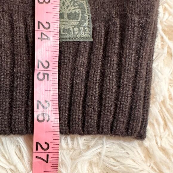Timberland Fair Isle Nordic-Pattern 100% Lambswool Sweater Sz M - Picture 8 of 9